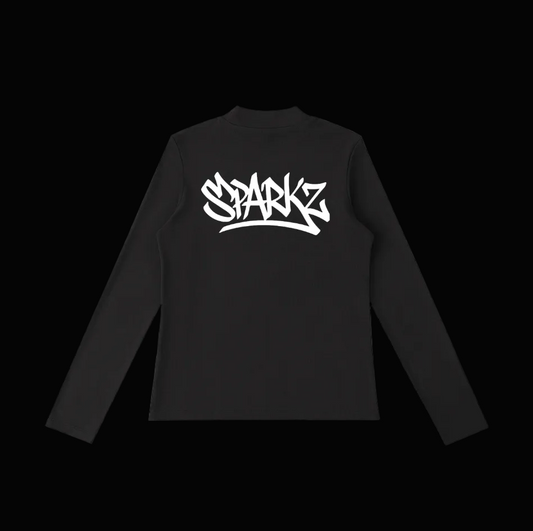 Sparkz Long Sleeve Tee - Black